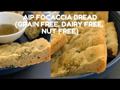 AIP Focaccia / Flatbread using Beth Blend's grain free flour blend