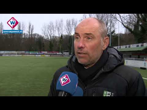 Reactie Scheveningen-trainer John Blok na de winst op ACV