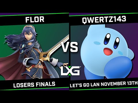 FLOR (Lucina) vs qwertz143 (Mii Gunner/Kirby) - LXG Let's Go LAN November 13th - Losers Finals