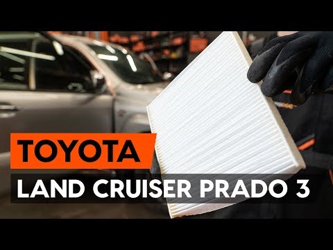 How to change cabin filter / pollen filter on TOYOTA LAND CRUISER PRADO 3 (J120) [TUTORIAL AUTODOC]
