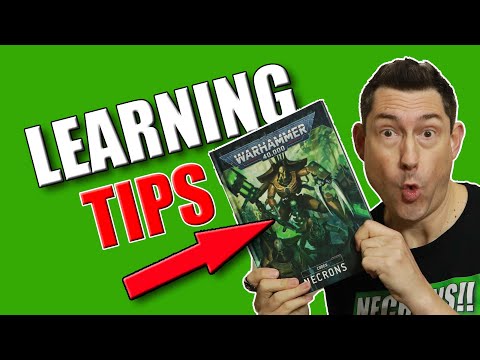 Top Ten Tips to Learn Your New Necron Codex