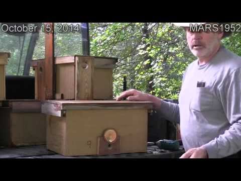 DIY Honey Bee Swarm Bait Hive Trap part 2
