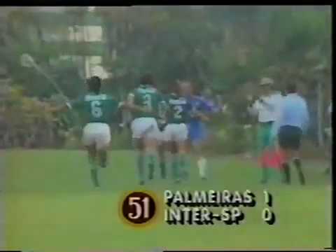 Palmeiras 1x0 Inter de Limeira (04/11/1990) - Brasileiro 1990