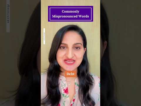 Commonly mispronounced English words #englishpronunciation #englishlearning #englishspeakingpractice