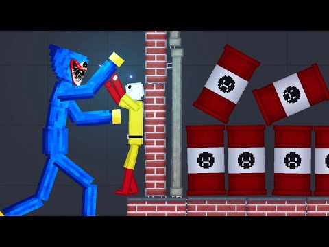 SAITAMA VS HUGGY WUGGY in People Playground