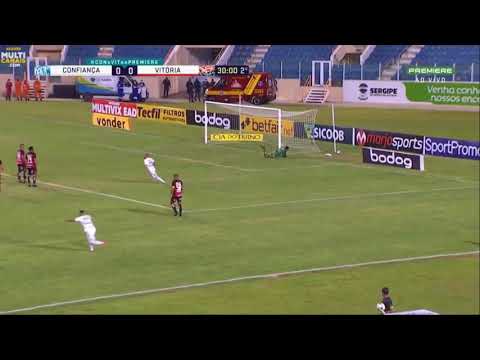 Confiança 1 x 0 Vitória _ Gol de Leandro Kivel _ Brasileirão B 2020