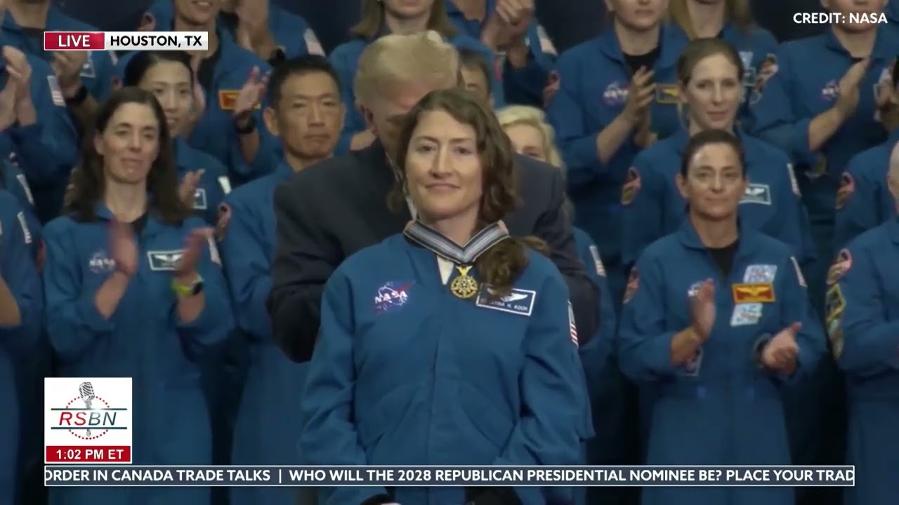 President Trump Awards Artemis II Crew with Space Medal of Honor - 08/28/26
