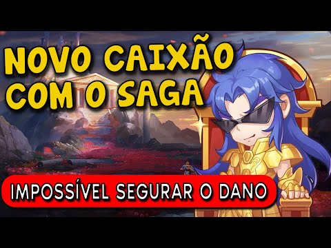 CAIXÃO COM O MAIOR DANO QUE JÁ FIZ, JOGO TERMINA EM DUAS RODADAS - SAINT SEIYA AWAKENING