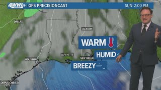 Weather: Warm, humid and breezy rest of the week