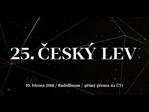 25. Český lev - záznam slavnostního předávání