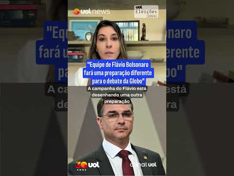 Equipe de Flávio Bolsonaro fará uma preparação diferente para o debate da Globo, diz Letícia Casado