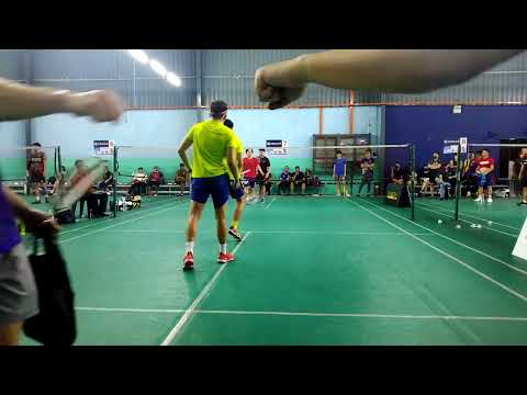 Badminton Men's Double SemiPro HOO Tournament - Eng Cheong / Wei Han Vs Ter Chun Loong /Ter Chun Wei
