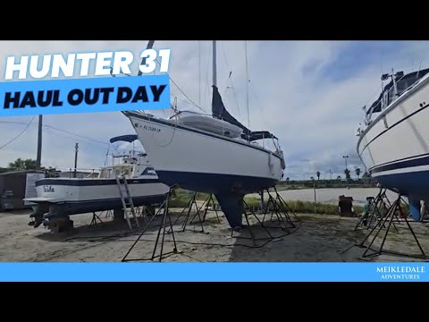 Haul Out Day! Sailboat Bottom Paint & Cutlass Bearing Fix