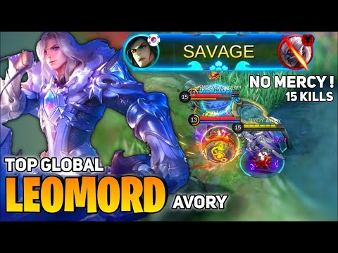 Savage 20 Kill King Of Damage Leomord  ~ Top 1 Global Leomord  Gameplay By Magalang. ~ MLBB
