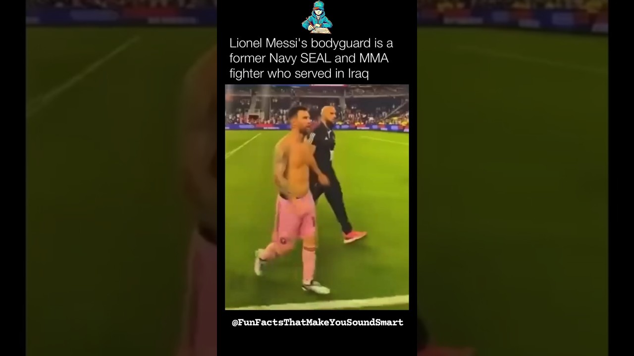 Lionel Messi’s bodyguard is a former Navy SEAL and MMA fighter  #soccer #football #lionelmessi #mma