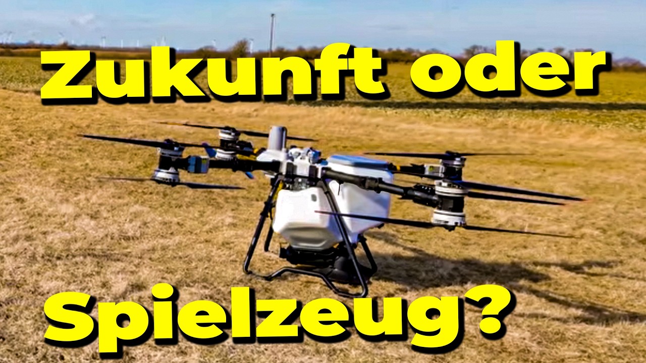 DJI T100 im Test: Ist das wirklich die Zukunft? 🛰️🚜 Praxistest in der 1. Gabe