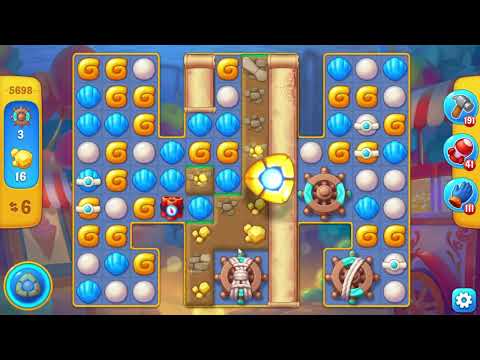 Fishdom 5698 Hard Level - 12 moves - NO BooSTERS