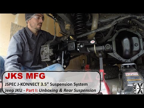 JKS JSPEC J-Konnect 3.5\" Suspension System Install - 2015 Jeep JKU - Part I