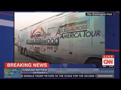 Trump on his bus, derogatory to women. 2005 - NSFW