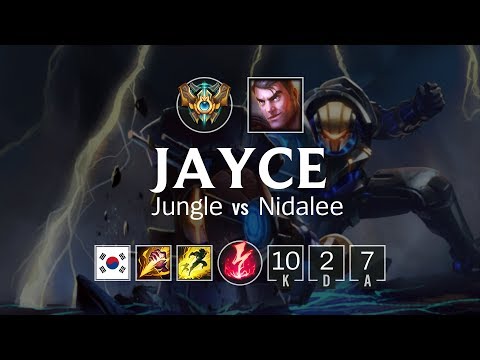Jayce Jungle vs Nidalee - KR Challenger Patch 8.1