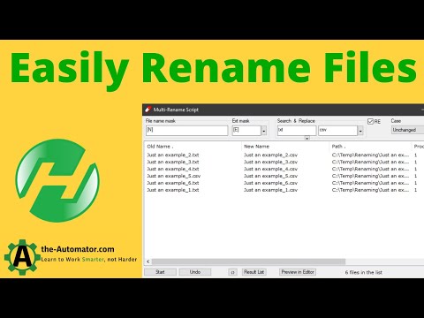 Easily rename many files with Multi-Rename Script in AutoHotkey