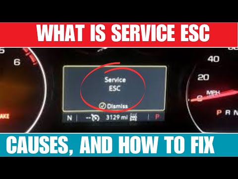 What Does Service ESC Mean, causes, Fix, and Reset for Chevy