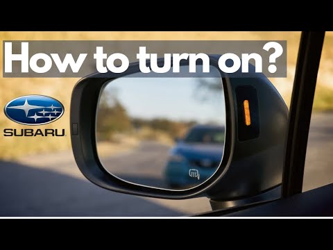Part of a video titled Subaru Blind Spot Detection - YouTube