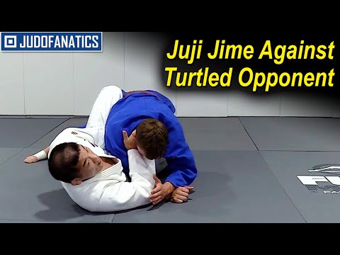 Juji Jime Against Turtled Opponent by Satoshi Ishii — judo technique demonstration