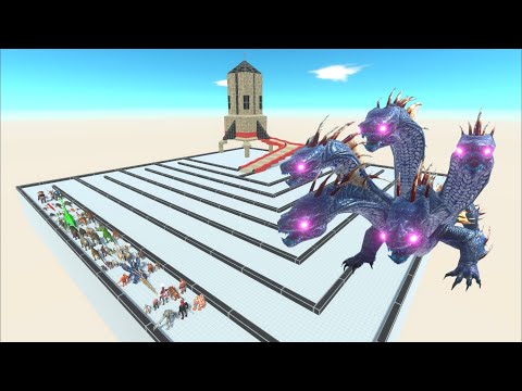 ESCAPE FROM ALIEN HYDRA - Survived Mode - Animal Revolt Battle Simulator