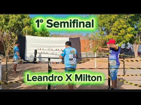 1° Semifinal do 1° Torneio de Baladeira em Moraújo Ceará(Leandro X Milton)