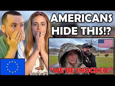 European Couple Reacts to a British Couple’s First Time in America