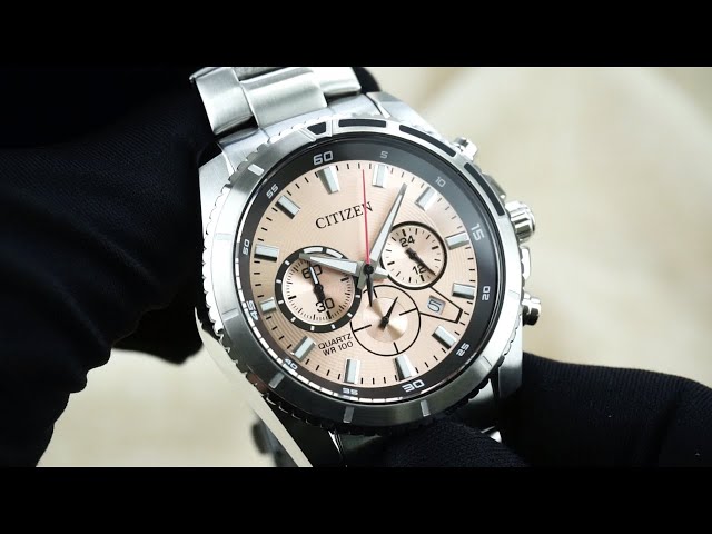 ساعة سيتيزن كرونوغراف كوارتز رجالية - AN8200-50X