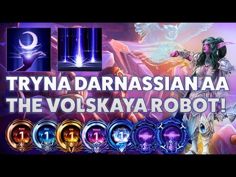 Tyrande Starfall - TRYING TO DARNASSIAN AA THE VOLSKAYA ROBOT! - Bronze 2 Grandmaster S1 2023
