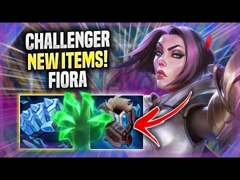 KOREAN CHALLENGER PICKS FIORA WITH NEW ITEMS! - Korean Challenger Plays Fiora TOP vs Viktor!