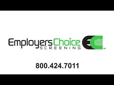 Employers Choice Screening video/presentation/materials