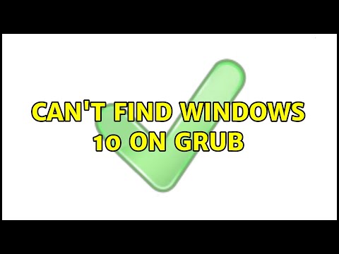 Ubuntu: Can't find Windows 10 on GRUB