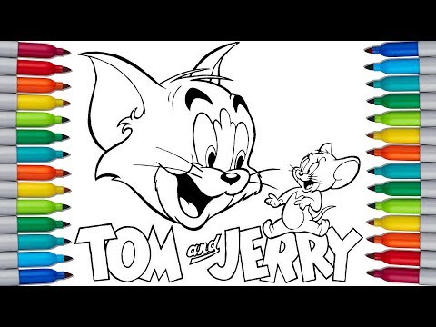 Let's color TOM AND JERRY | TOM AND JERRY Coloring Pages for kids