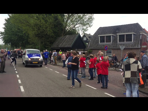 Aankomst Irene na sponsorloop