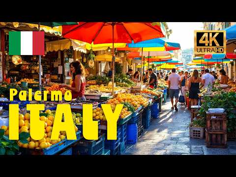 Palermo Market Walk 🇮🇹 | Beautiful People, Fresh Seafood & Sicilian Energy