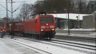 preview picture of video 'Bahnverkehr in Rotenburg Wümme'