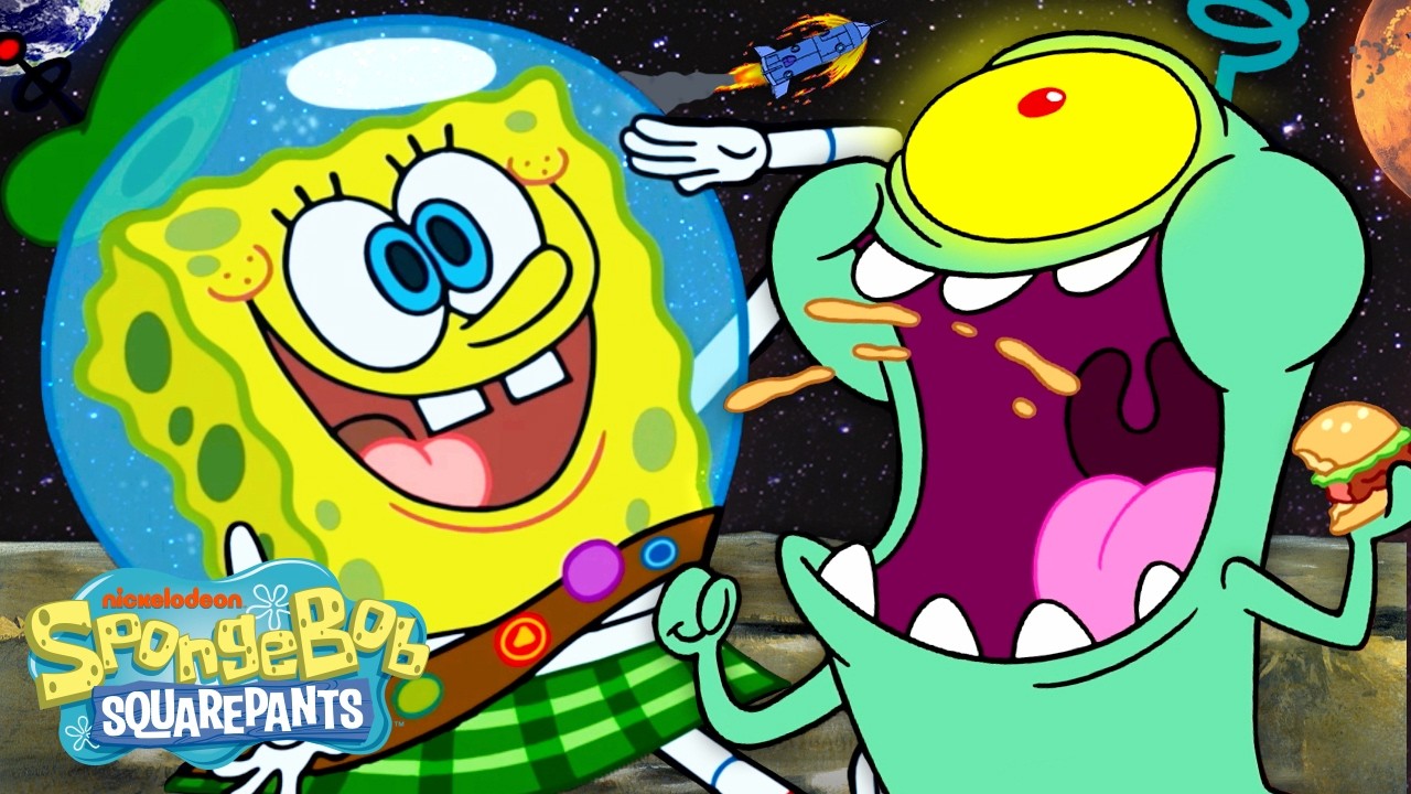 SpongeBob's Craziest Out of This World Moments 🚀 | 30 Minutes | SpongeBob - YouTube
