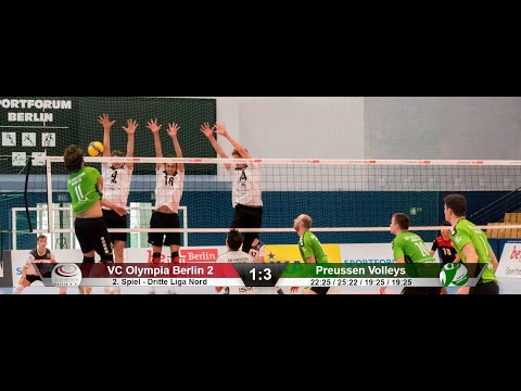 2. Spieltag: VC Olympia Berlin 2 vs. Preußen Volleys