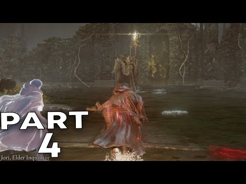 ELDEN RING SHADOW OF THE ERDTREE DLC WALKTHROUGH GAMEPLAY PART 4 - JORI THE ELDER INQUISITOR