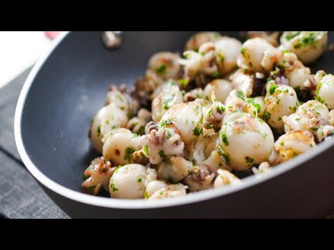 🦑 Supions Poêlés – Une Recette Simple et Pleine de Saveurs