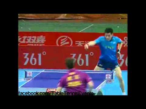 Timo Boll Vs Qiu Yike: Match 2 [Chinese Super League 2013]