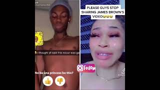 Leaked James brown full sexy tape and confessions from the girl. #bobrisky #fun #leakedvideo #sexy