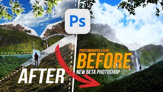 Light fantasy art in Beta Photoshop from scratch / video lesson