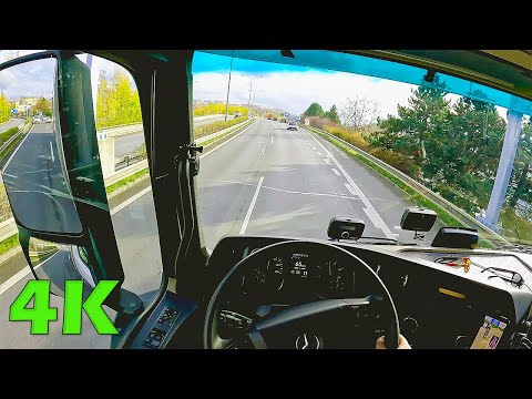 POv truck driving Mercedes Actros to Liberec (CZ) #povtruckdriving #trucks #ets2