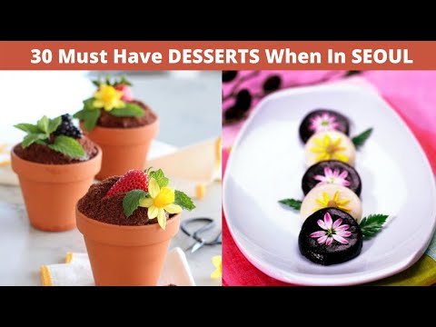 Korean dessert cafe serving modern bingsu with seasonal fruit toppings and decorative elements