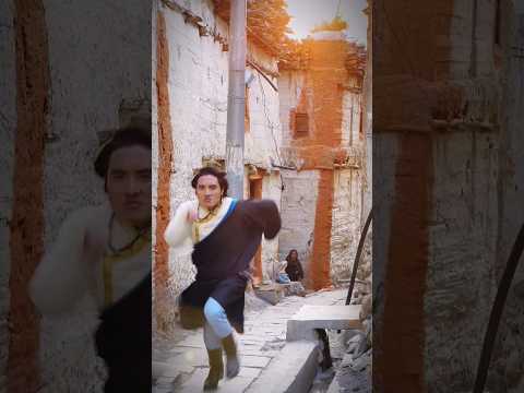 Behind the scenes of Pir Nagar Nirmaya ❤️ #nishamagar #mustangnepal #pirnagaranirmaya#chrisnisha